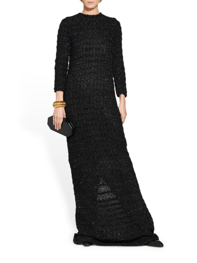 Shop Balenciaga Women's Back-to-front Dress In Black