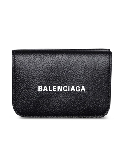 Shop Balenciaga Women's Cash Mini Wallet In Black White