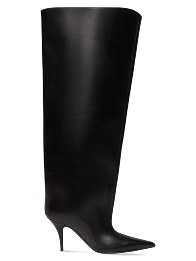 Shop Balenciaga Women's Waders 90mm Boot In Black