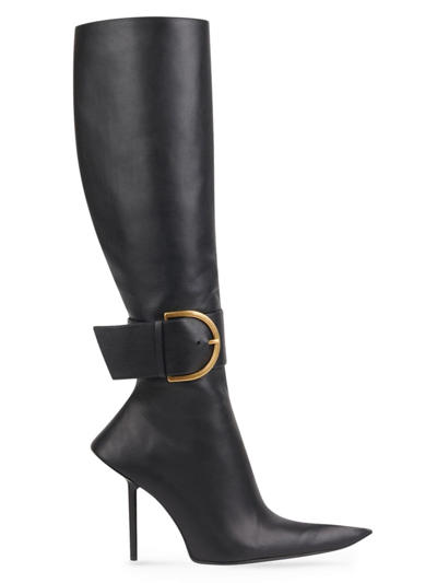 Shop Balenciaga Women's Essex 110mm Boot In Black