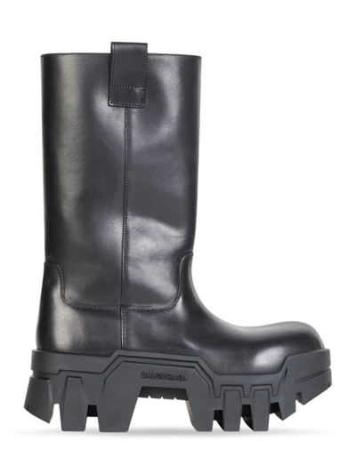 Shop Balenciaga Women's Bulldozer Boot In Black