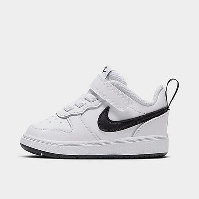Shop Nike Kids' Toddler Court Borough Low 2 Casual Shoes In White/black