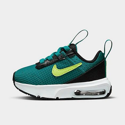 Shop Nike Kids' Toddler Air Max Intrlk Lite Stretch Lace Casual Shoes In Bright Spruce/volt/black/white