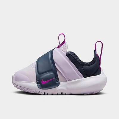 Shop Nike Kids' Toddler Flex Advance Running Shoes In Violet Frost/vivid Purple/thunder Blue/white