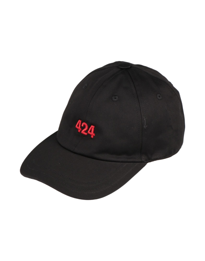Shop 424 Fourtwofour Man Hat Black Size Onesize Cotton