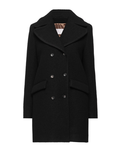 Shop Annie P . Woman Coat Black Size 4 Virgin Wool