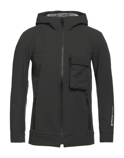Shop Momo Design Man Jacket Lead Size L Polyester In Grey