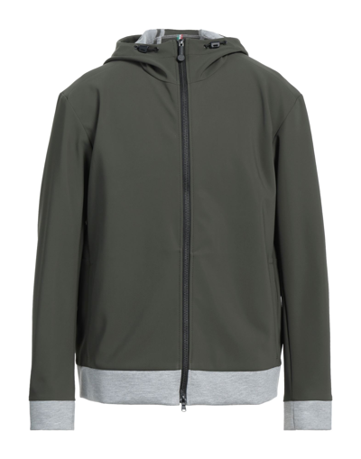 Shop Momo Design Man Jacket Military Green Size M Polyamide, Polyester, Cotton, Elastane