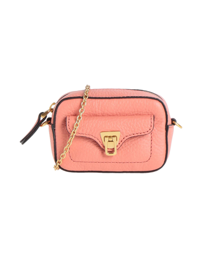 Shop Coccinelle Handbags In Salmon Pink