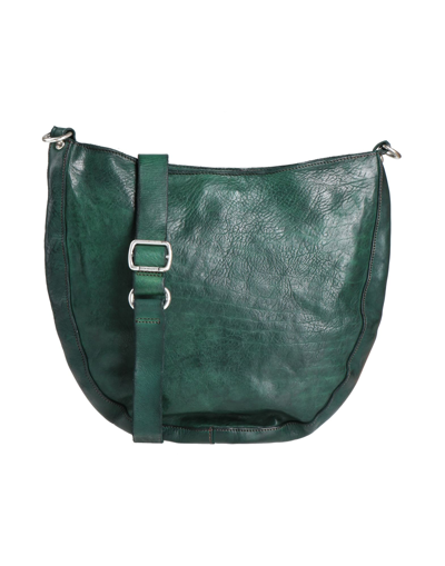 Shop Campomaggi Handbags In Dark Green