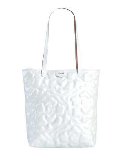 Shop Gum Design Woman Shoulder Bag White Size - Recycled Pvc