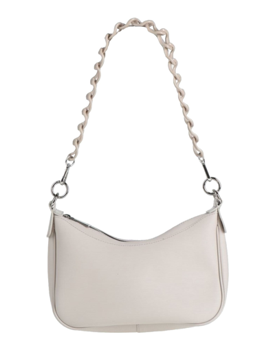 Shop Gum Design Woman Shoulder Bag Light Grey Size - Recycled Pvc