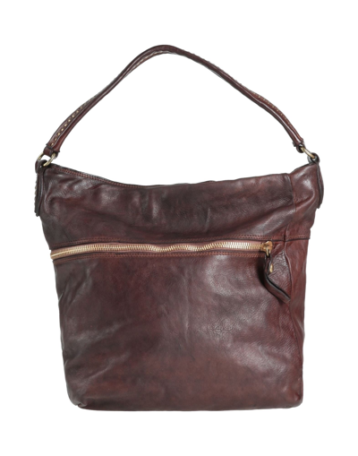 Shop Campomaggi Woman Handbag Dark Brown Size - Cowhide