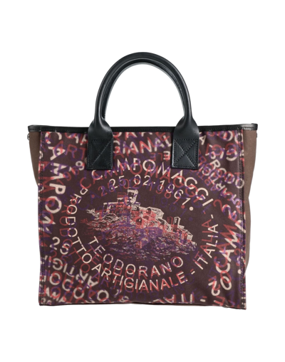 Shop Campomaggi Woman Handbag Dark Brown Size - Calfskin