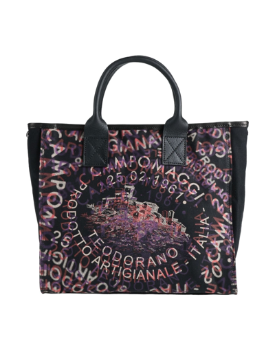 Shop Campomaggi Woman Handbag Black Size - Calfskin
