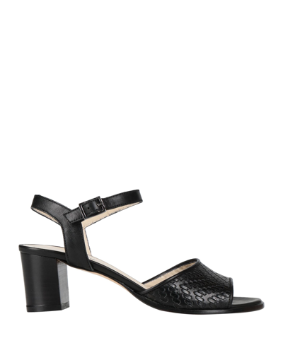 Shop Renascentia Firenze Woman Sandals Black Size 8 Calfskin