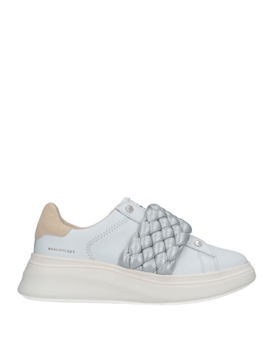 Shop Moaconcept Woman Sneakers White Size 6 Soft Leather