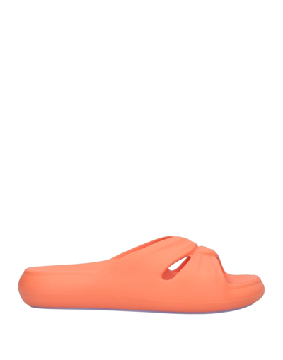 Shop Melissa Woman Sandals Orange Size 5 Pvc - Polyvinyl Chloride