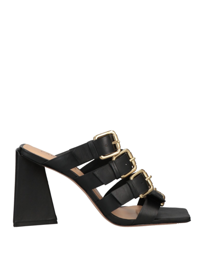 Shop Carrano Woman Sandals Black Size 6 Soft Leather