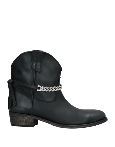 Shop Via Roma 15 Woman Ankle Boots Black Size 6 Leather