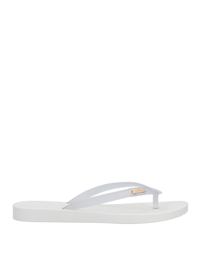 Shop Melissa Sun Woman Thong Sandal Transparent Size 7 Pvc - Polyvinyl Chloride