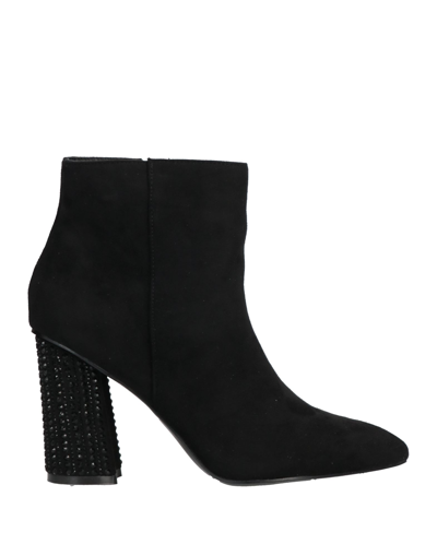 Shop Primadonna Woman Ankle Boots Black Size 8 Textile Fibers