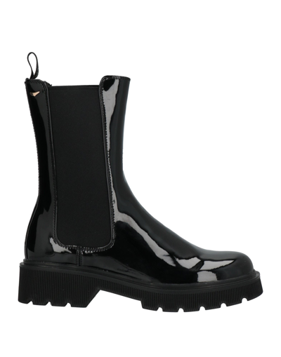 Shop Alberto Guardiani Woman Ankle Boots Black Size 10 Textile Fibers