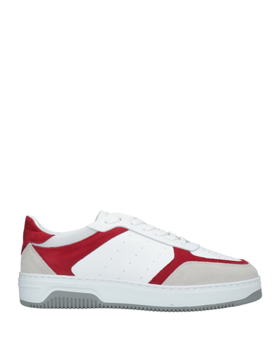 Shop Pollini Man Sneakers Light Grey Size 9 Soft Leather, Textile Fibers