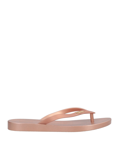 Shop Melissa Sun Woman Thong Sandal Pastel Pink Size 8 Pvc - Polyvinyl Chloride