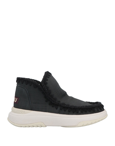 Shop Mou Woman Ankle Boots Black Size 8 Soft Leather
