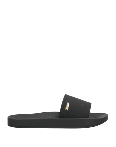Shop Melissa Sun Woman Sandals Black Size 5 Pvc - Polyvinyl Chloride