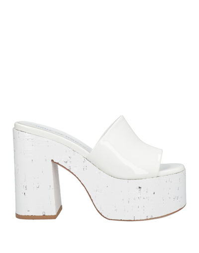 Shop Haus Of Honey Woman Sandals White Size 7 Soft Leather