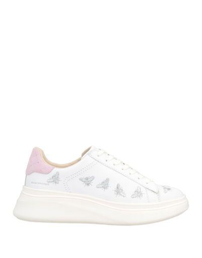 Shop Moaconcept Woman Sneakers White Size 7.5 Soft Leather