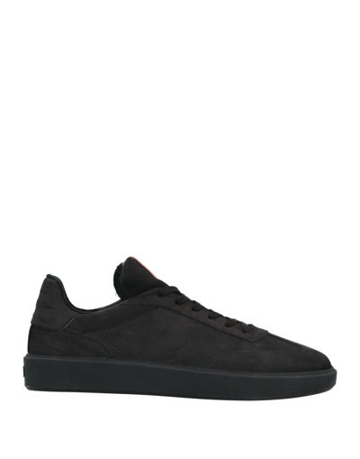 Shop Pantofola D'oro Man Sneakers Black Size 9 Soft Leather