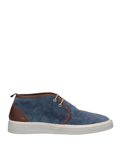 Shop Brimarts Man Ankle Boots Slate Blue Size 8 Soft Leather