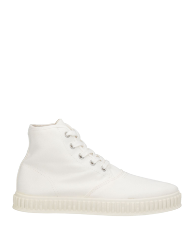 Shop Maison Margiela Woman Sneakers White Size 8 Textile Fibers