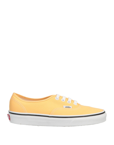 Shop Vans Woman Sneakers Yellow Size 8 Soft Leather
