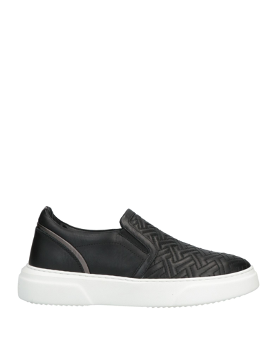 Shop A.testoni A. Testoni Woman Sneakers Black Size 6 Soft Leather