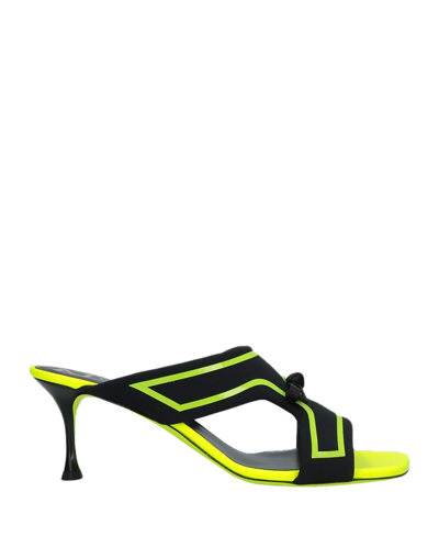 Shop Ndegree21 Woman Sandals Black Size 7 Textile Fibers