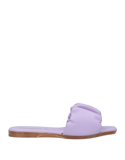 Shop Primadonna Woman Sandals Light Purple Size 8 Textile Fibers
