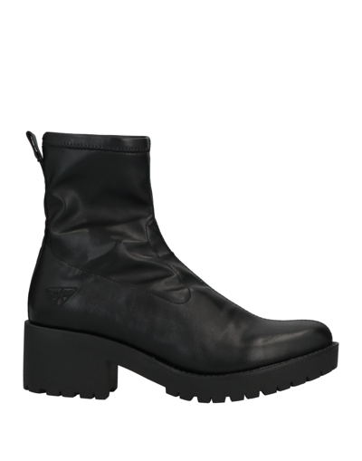 Shop Docksteps Woman Ankle Boots Black Size 10 Textile Fibers