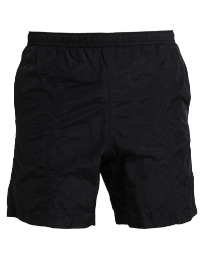 Shop Ami Alexandre Mattiussi Man Swim Trunks Black Size M Polyester
