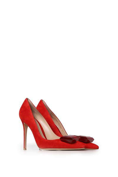 Shop Gianvito Rossi Jaipur Décolleté In Red