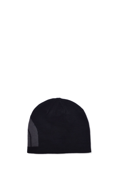 The North Face Reversible Banner Beanie Hat In Black,grey | ModeSens