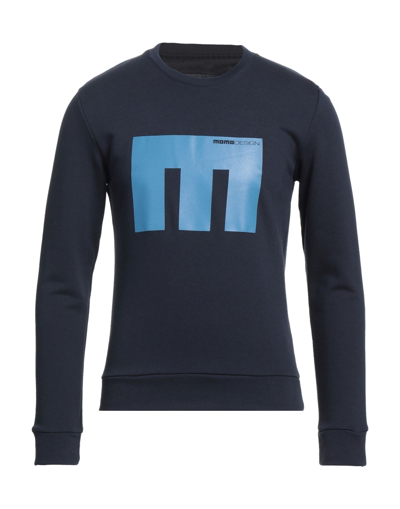 Shop Momo Design Man Sweatshirt Midnight Blue Size M Cotton, Polyester