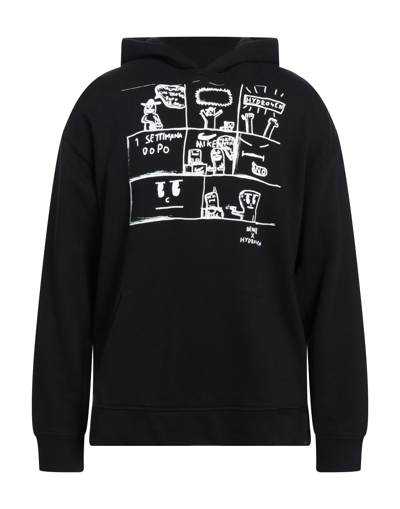 Shop Hydrogen Man Sweatshirt Black Size Xs Cotton
