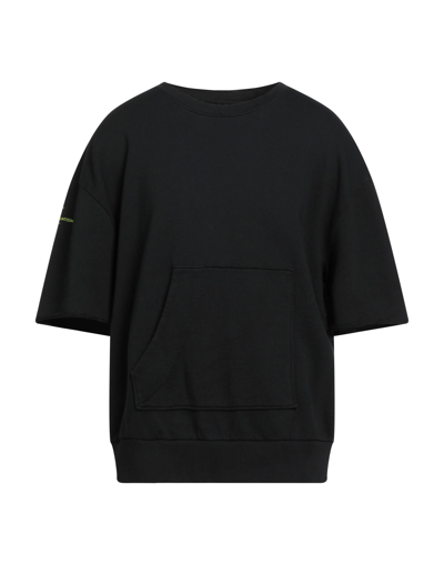 Shop Nostrasantissima Man Sweatshirt Black Size M Cotton, Elastane