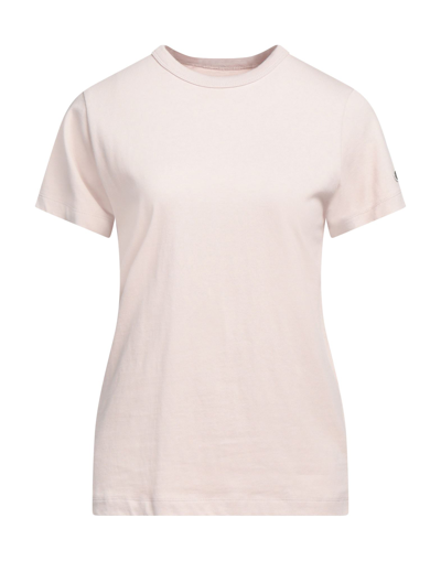 Shop Champion Woman T-shirt Blush Size L Cotton In Pink
