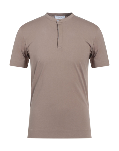 Shop Diktat Man T-shirt Light Brown Size S Cotton In Beige