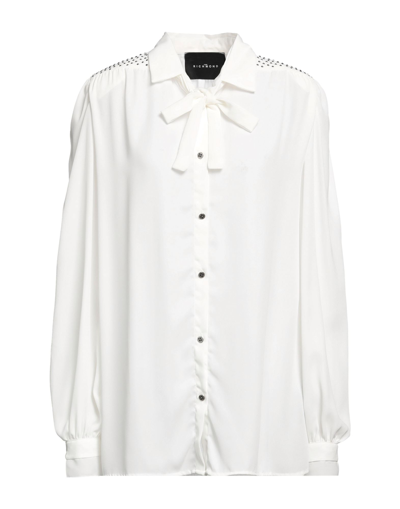 Shop John Richmond Woman Shirt White Size Xs Polyester